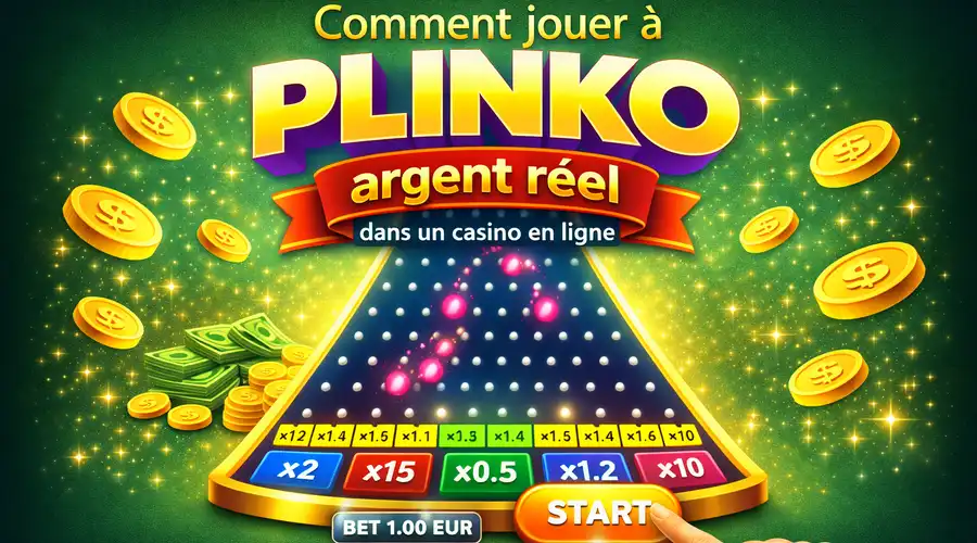Comment jouer à Plinko avec de l’argent réel