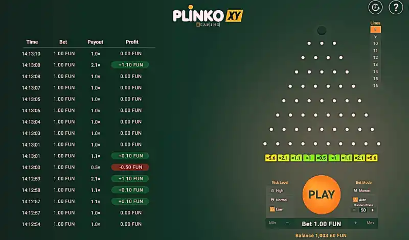 Plinko XY